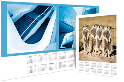 Ein Fotokalender auf nur einer einzigen Seite - Der Jahreskalender
