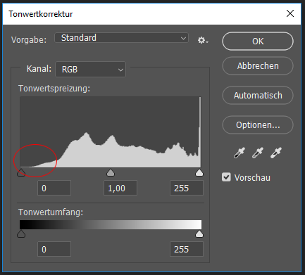 Bilder sind im Vergleich zum Bildschirm zu dunkel