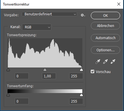 Bilder sind im Vergleich zum Bildschirm zu dunkel