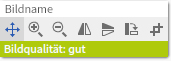 Bildschärfe in der Saal Design Software prüfen