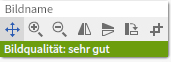 Bildschärfe in der Saal Design Software prüfen
