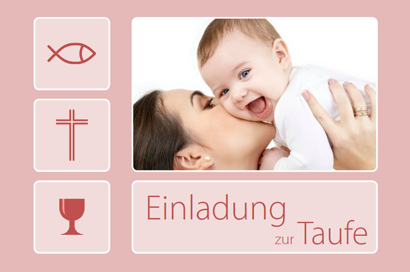 Taufkarten Selbst Gestalten Mit Fotos Von Ihrem Baby